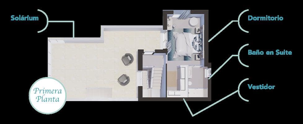 2 soveværelse Villa til salg i Los Alcazares med swimmingpool - € 467.000 (Ref: 9715624)
