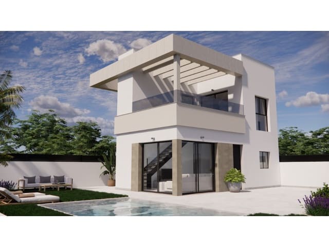 Pareado de 3 habitaciones en Desamparados - Hurchillo - Torremendo, Orihuela en venta con piscina garaje - 384.900 € (Ref: 9975734)