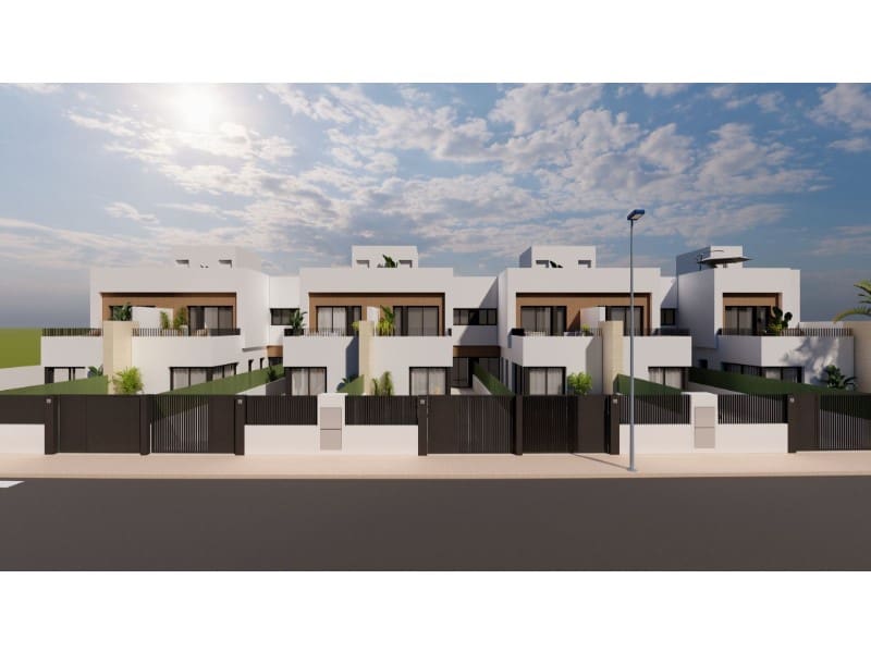 3 soveværelse Semi-Rækkehus til salg i Santiago de la Ribera med swimmingpool - € 379.000 (Ref: 9975738)