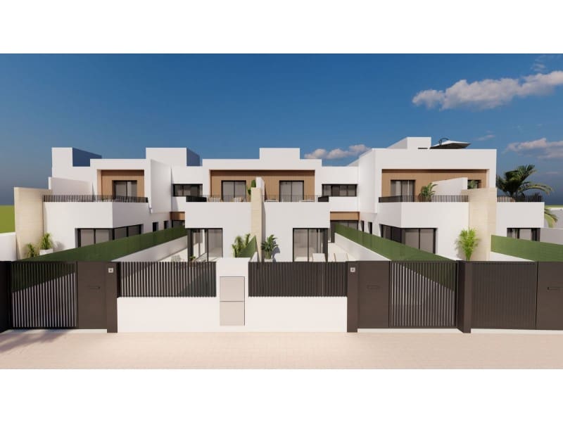3 soveværelse Semi-Rækkehus til salg i Santiago de la Ribera med swimmingpool - € 379.000 (Ref: 9975738)