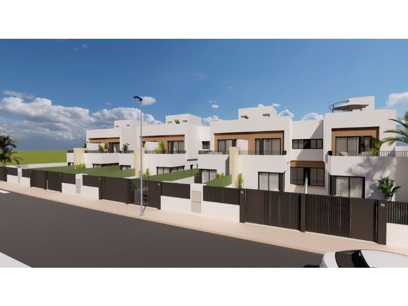 3 soveværelse Semi-Rækkehus til salg i Santiago de la Ribera med swimmingpool - € 379.000 (Ref: 9975738)