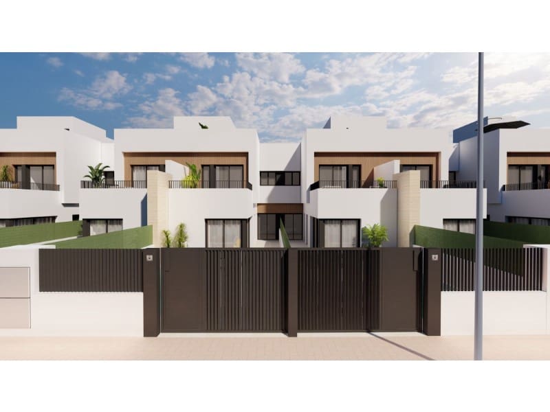 3 soveværelse Semi-Rækkehus til salg i Santiago de la Ribera med swimmingpool - € 379.000 (Ref: 9975738)