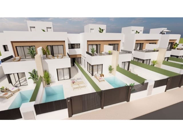 3 soveværelse Semi-Rækkehus til salg i Santiago de la Ribera, San Javier med swimmingpool - € 379.000 (Ref: 9975738)