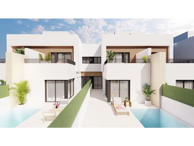 3 soveværelse Semi-Rækkehus til salg i Santiago de la Ribera, San Javier med swimmingpool - € 379.000 (Ref: 9975738)