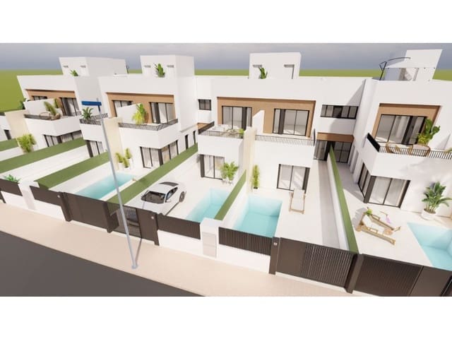 3 soveværelse Semi-Rækkehus til salg i Santiago de la Ribera, San Javier med swimmingpool - € 379.000 (Ref: 9975738)