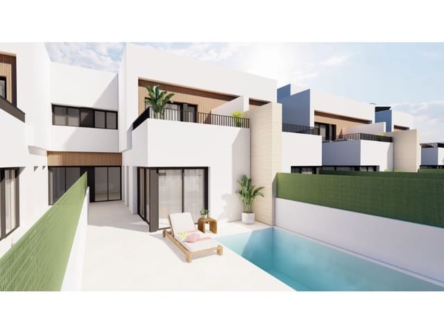 3 soveværelse Semi-Rækkehus til salg i Santiago de la Ribera, San Javier med swimmingpool - € 379.000 (Ref: 9975738)