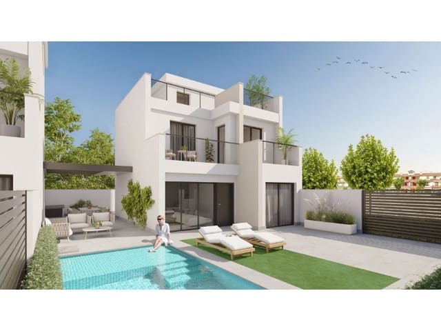 Chalet de 3 habitaciones en Los Narejos, Los Alcázares en venta con piscina - 659.000 € (Ref: 9975751)