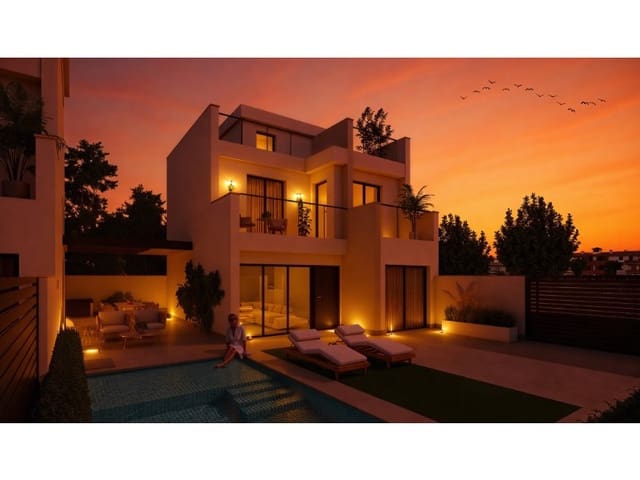 Chalet de 3 habitaciones en Los Narejos, Los Alcázares en venta con piscina - 659.000 € (Ref: 9975751)
