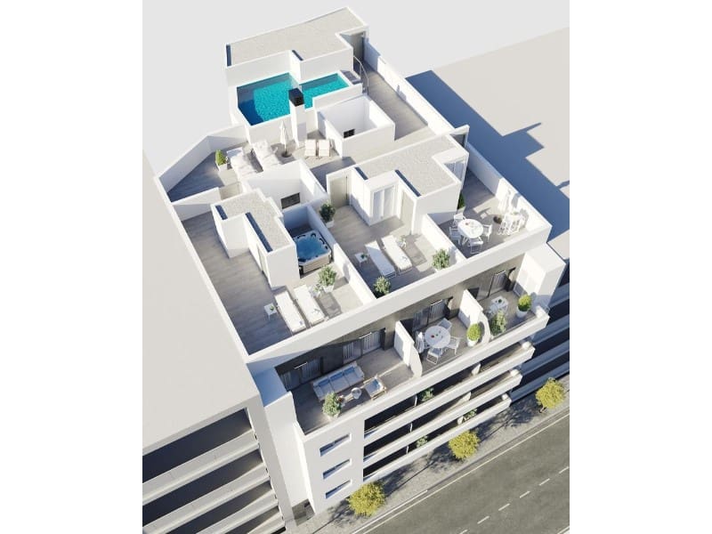 2 soverom Leilighet til salgs i Torrevieja med svømmebasseng - € 299 000 (Ref: 9975761)
