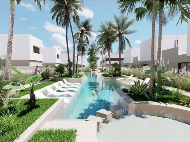 Bungalow de 3 habitaciones en Las Lomas de Rame - Bahía Bella, Los Alcázares en venta con piscina garaje - 320.000 € (Ref: 9975762)