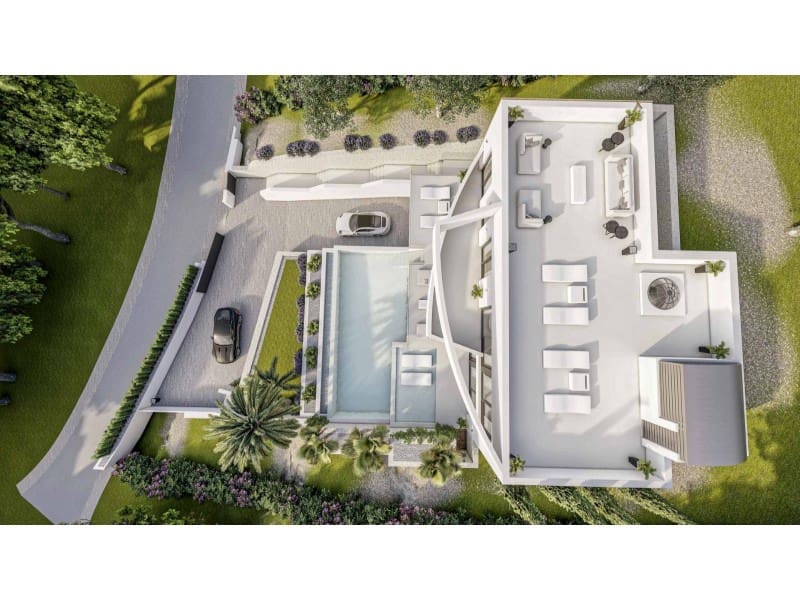 4 sypialnia Willa na sprzedaż w Altea z basenem garażem - 2 090 000 € (Ref: 9975775)