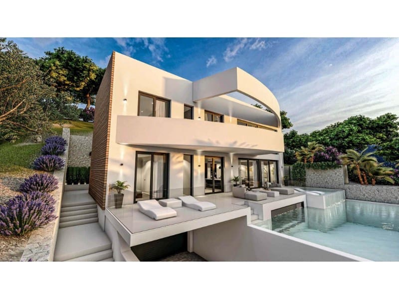 4 sypialnia Willa na sprzedaż w Altea z basenem garażem - 2 090 000 € (Ref: 9975775)