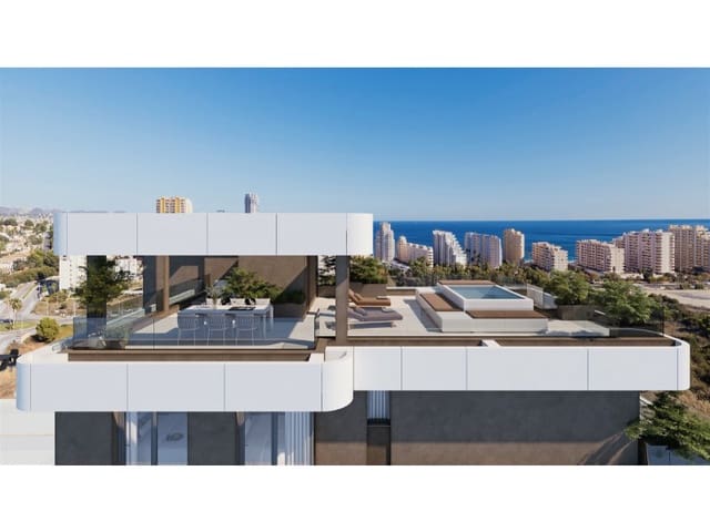 Apartamento de 3 habitaciones en Levante - Playa Fossa, Calpe / Calp en venta con piscina garaje - 857.000 € (Ref: 9976974)
