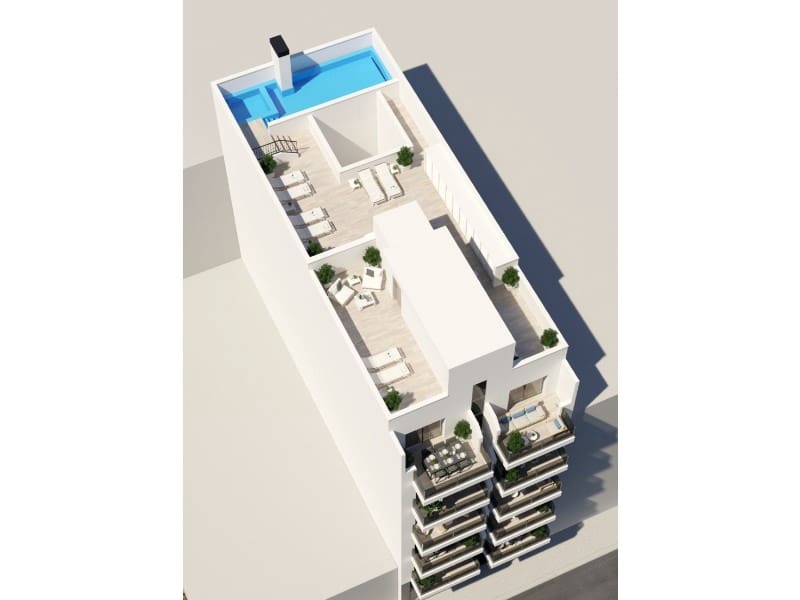 3 soveværelse Lejlighed til salg i Torrevieja med swimmingpool - € 279.000 (Ref: 9985579)