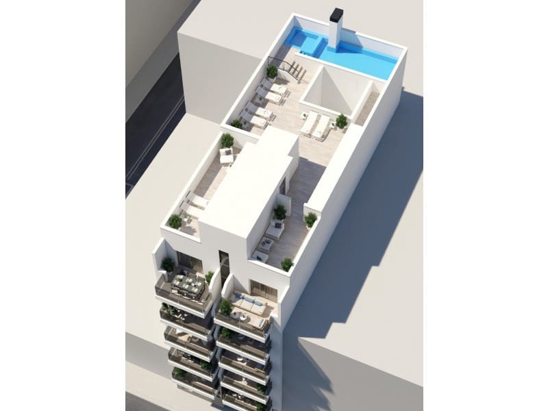 3 soveværelse Lejlighed til salg i Torrevieja med swimmingpool - € 279.000 (Ref: 9985579)