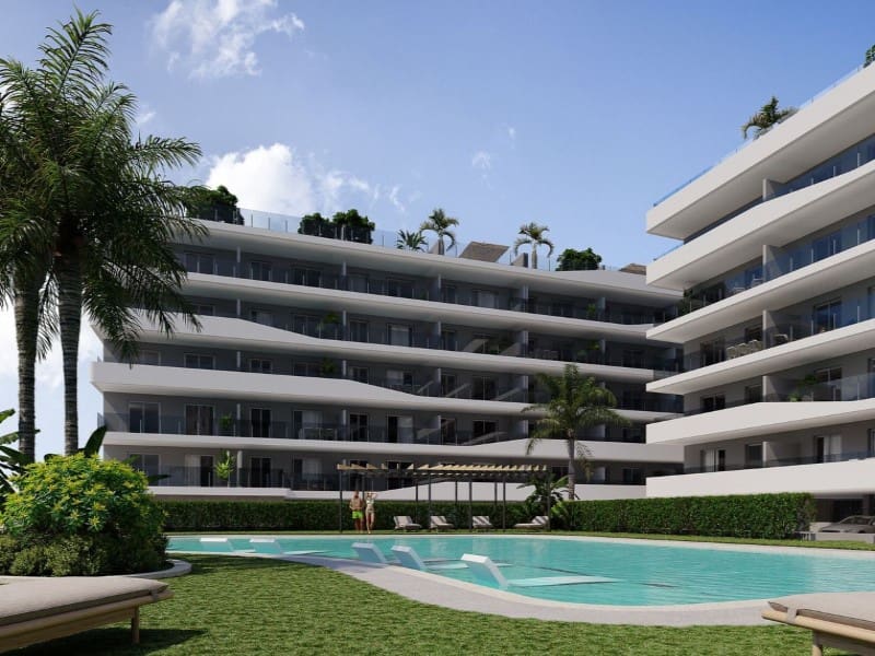 3 soveværelse Lejlighed til salg i Santa Pola med swimmingpool - € 375.000 (Ref: 9985593)