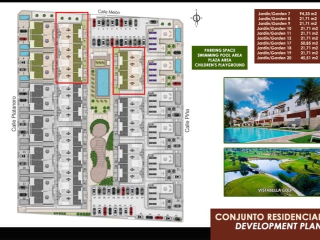 3 soverom Leilighet til salgs i Desamparados - Hurchillo - Torremendo, Orihuela med svømmebasseng garasje - € 315 000 (Ref: 9985623)