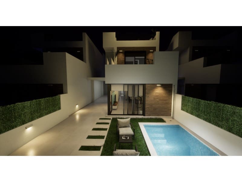 3 sovrum Villa till salu i Los Alcazares med pool - 419 900 € (Ref: 9995788)
