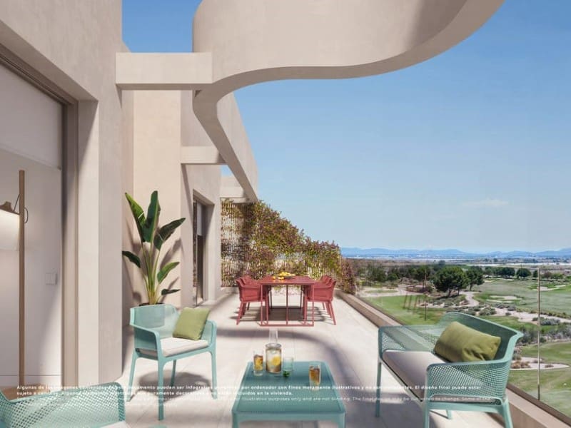 2 slaapkamer Appartement te koop in Alhama de Murcia met zwembad - € 299.000 (Ref: 9995795)