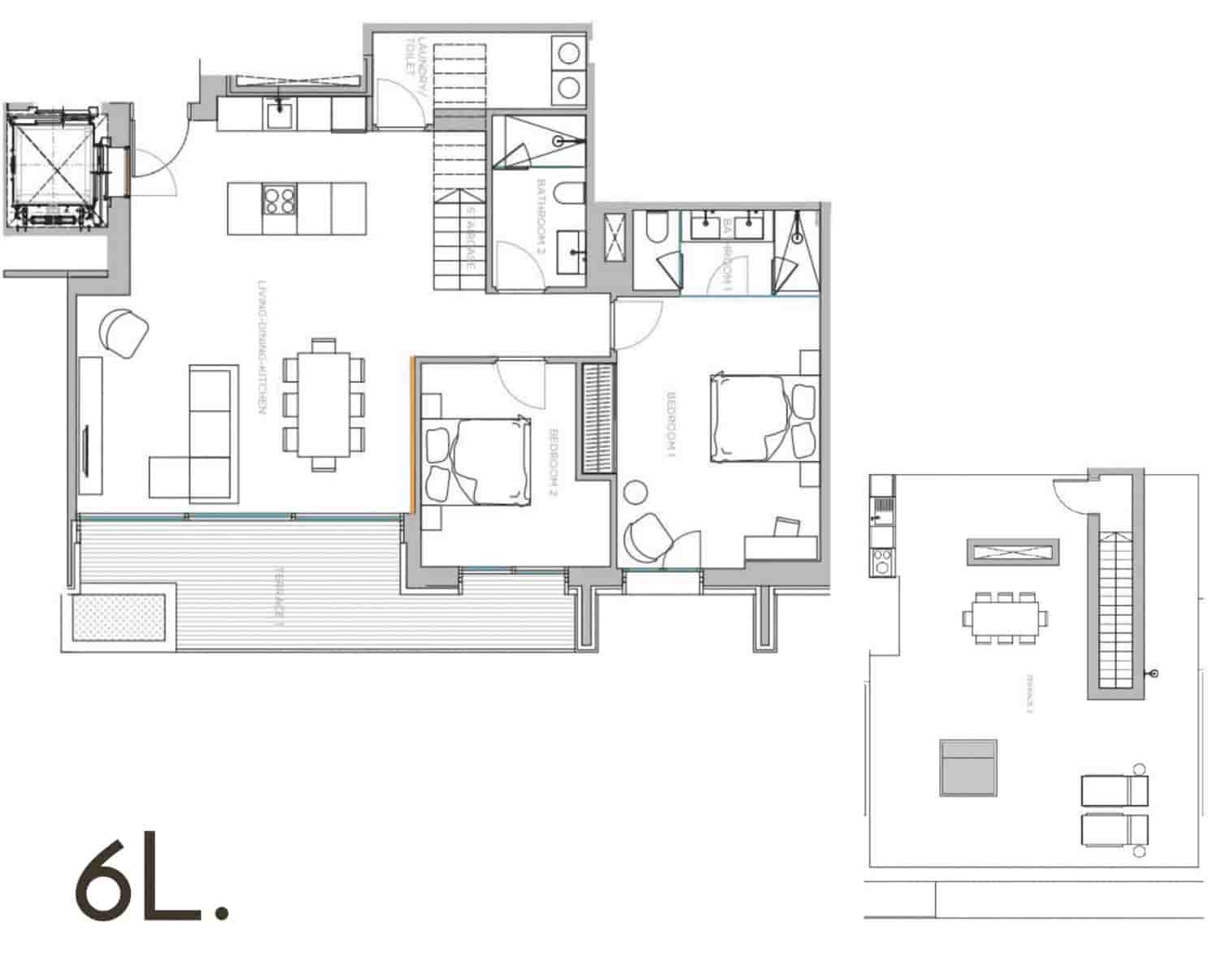 2 quarto Penthouse para venda em Palma de Mallorca com piscina garagem - 2 550 000 € (Ref: 9077649)