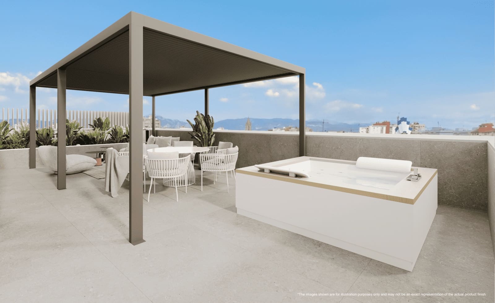 2 soveværelse Penthouse til salg i Palma de Mallorca med swimmingpool garage - € 1.915.000 (Ref: 9077651)
