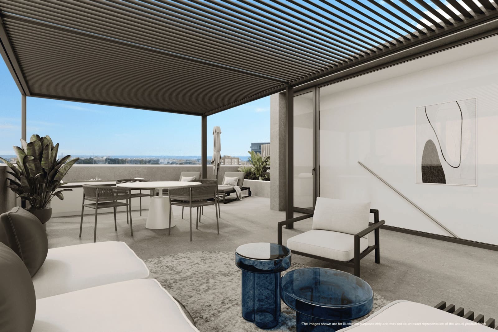 2 soverom Penthouse til salgs i Palma de Mallorca med svømmebasseng garasje - € 2 225 000 (Ref: 9077652)