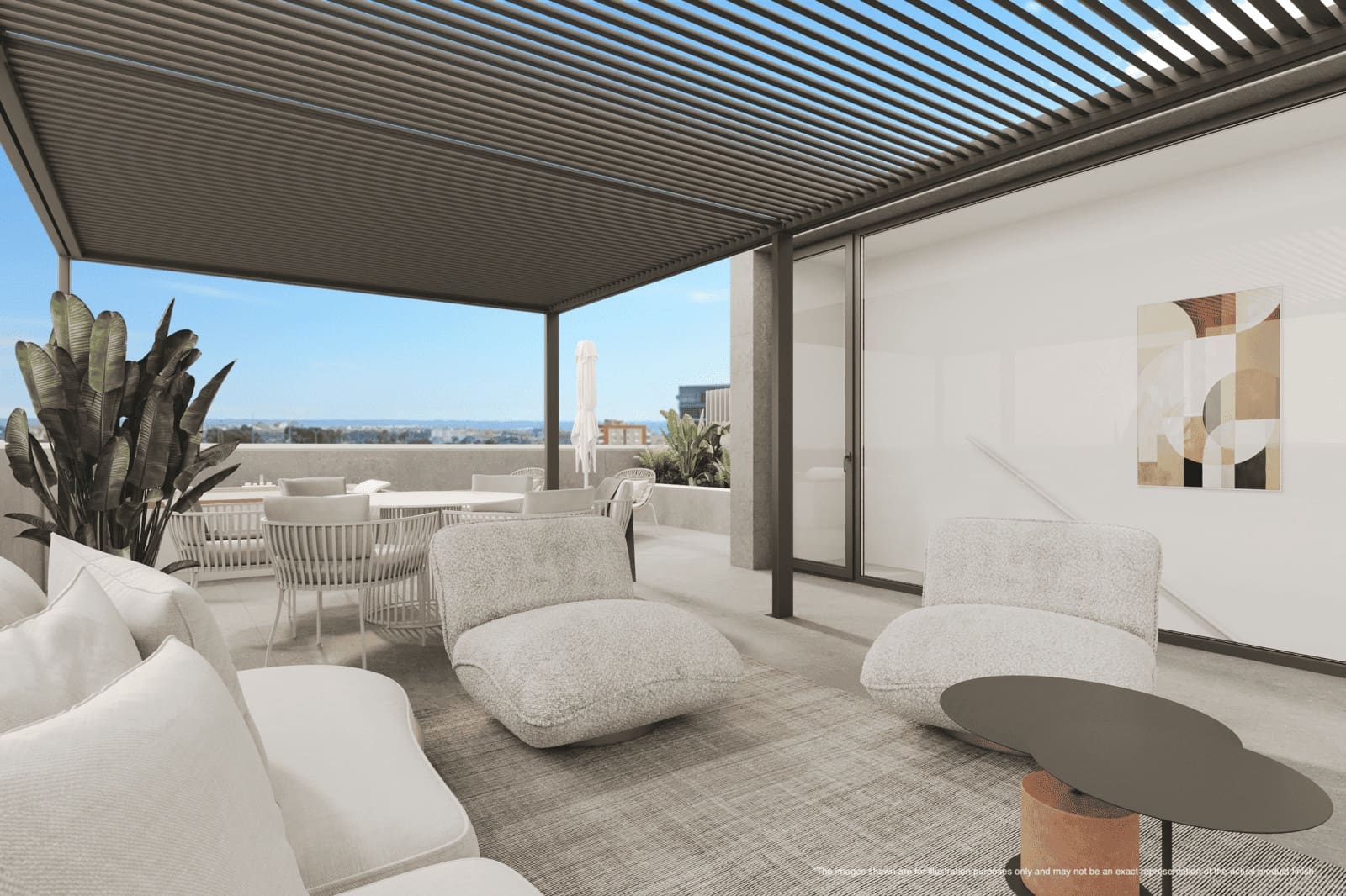 2 soverom Penthouse til salgs i Palma de Mallorca med svømmebasseng garasje - € 2 225 000 (Ref: 9077652)