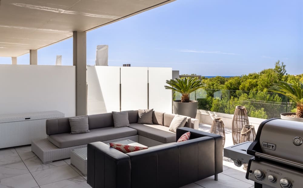3 soverom Penthouse til salgs i Santa Ponsa med svømmebasseng garasje - € 1 690 000 (Ref: 9206143)