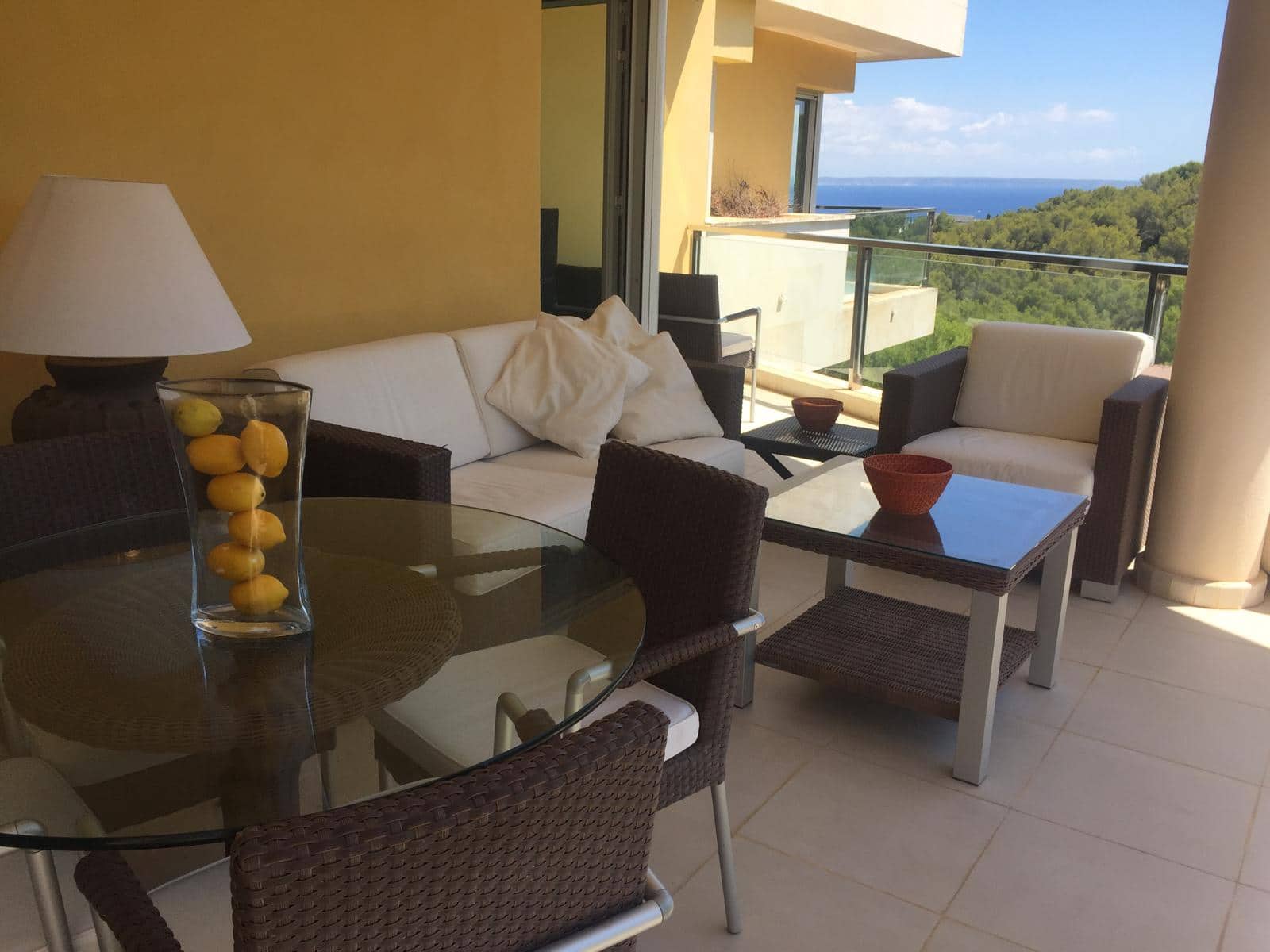 3 makuuhuone Kattohuoneisto vuokrattavana paikassa Sol de Mallorca mukana uima-altaan 
autotalli - 3 200 € (Ref: 9450400)