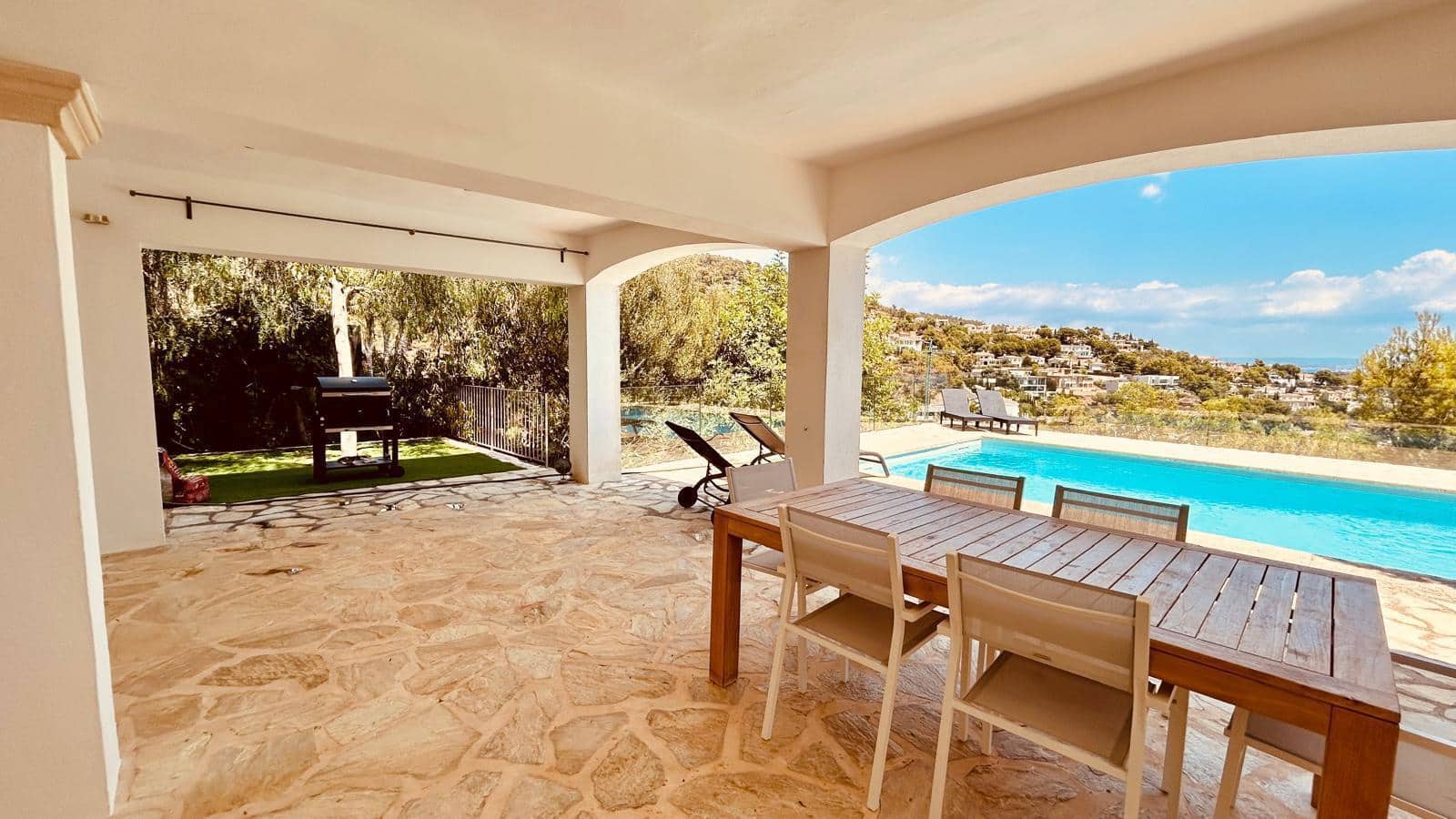 4 bedroom Villa for rent in Costa d'en Blanes with pool garage - € 9,700 (Ref: 9506347)