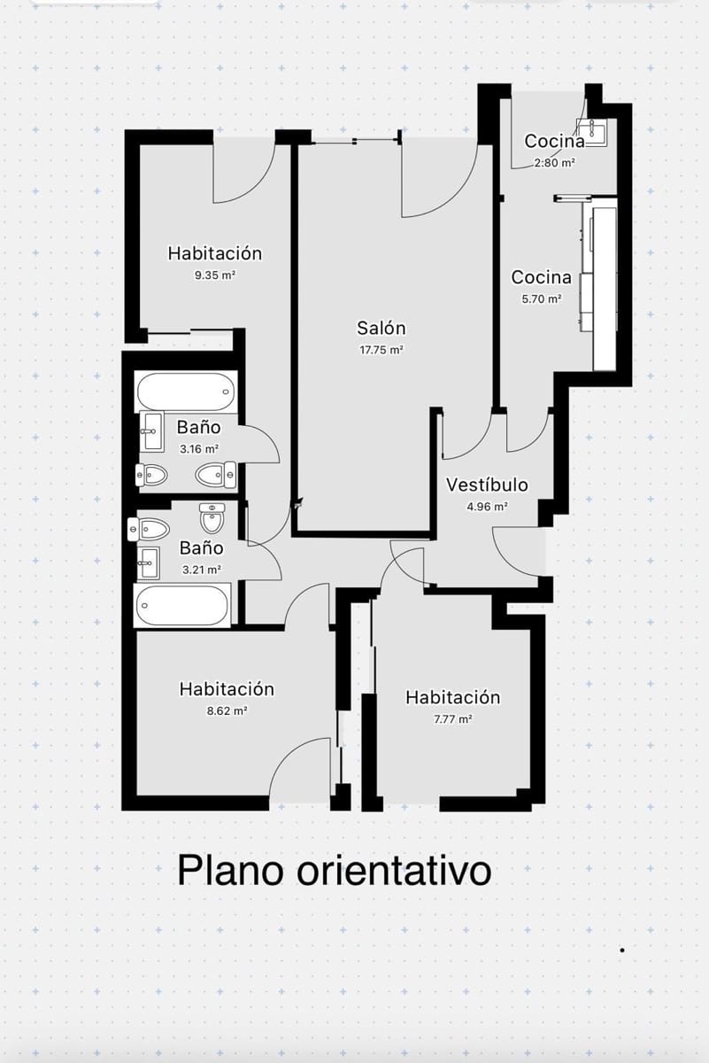3 Zimmer Wohnung zu verkaufen in Alicante / Alacant Stadt - 208.000 € (Ref: 10062533)