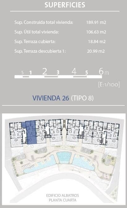 2 sypialnia Penthouse na sprzedaż w Es Mercadal z basenem garażem - 700 000 € (Ref: 8694717)