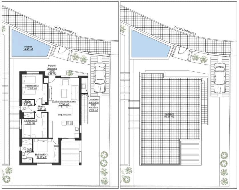 3 soverom Villa til salgs i Pilar de la Horadada med svømmebasseng garasje - € 431 000 (Ref: 8999756)