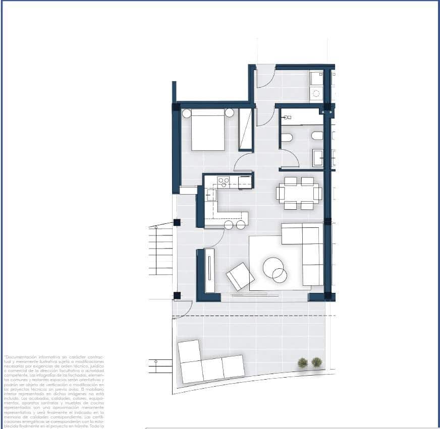 1 chambre Appartement à vendre à Es Mercadal avec piscine garage - 320 000 € (Ref: 9791250)