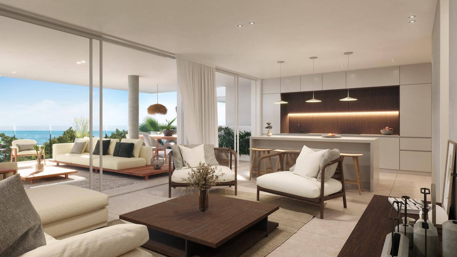 1 chambre Appartement à vendre à Es Mercadal avec piscine garage - 320 000 € (Ref: 9791250)