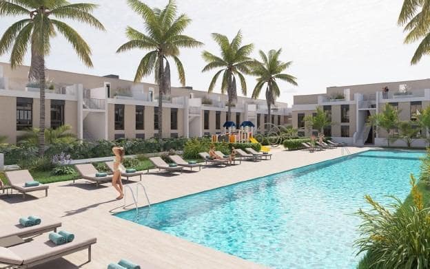 1 chambre Penthouse à vendre à Corralejo avec piscine garage - 262 500 € (Ref: 9791251)