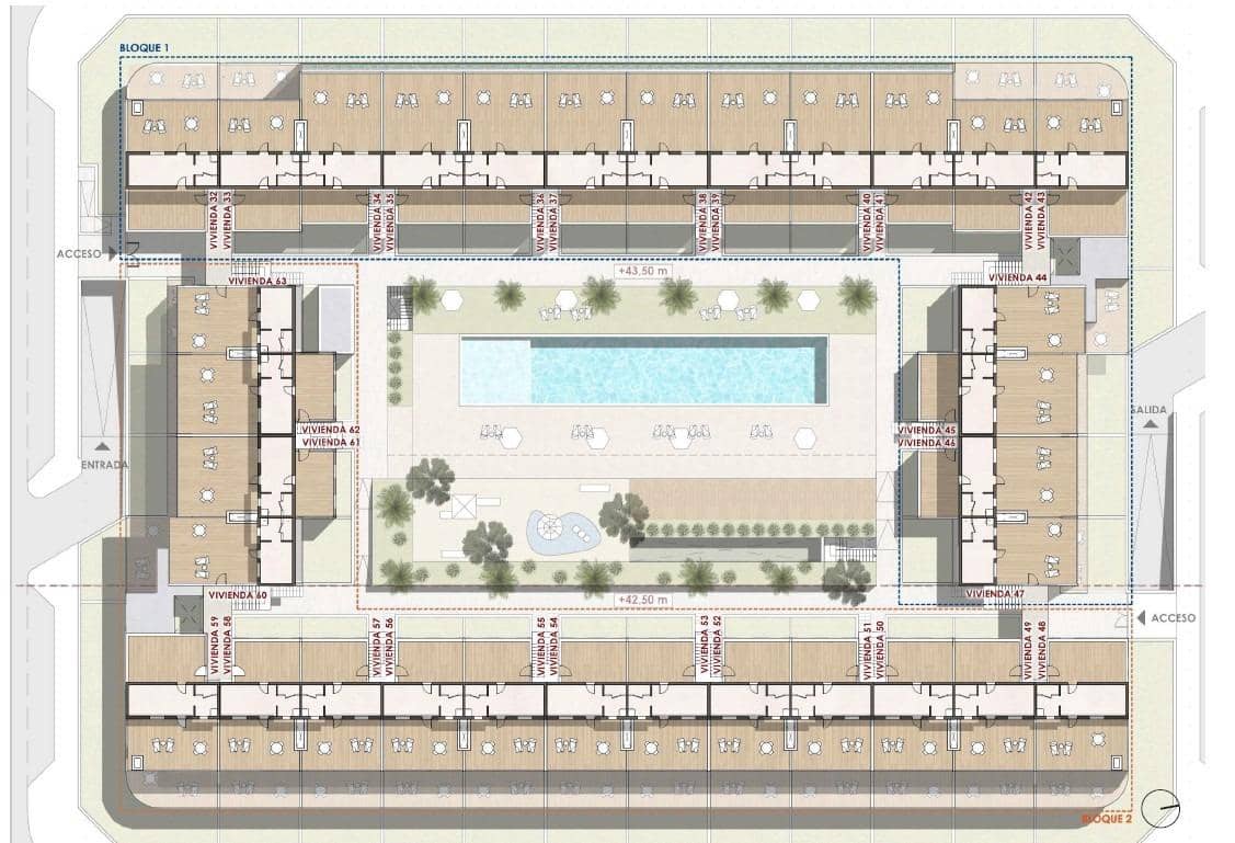 3 sypialnia Mieszkanie na sprzedaż w Corralejo z basenem garażem - 344 000 € (Ref: 9791252)