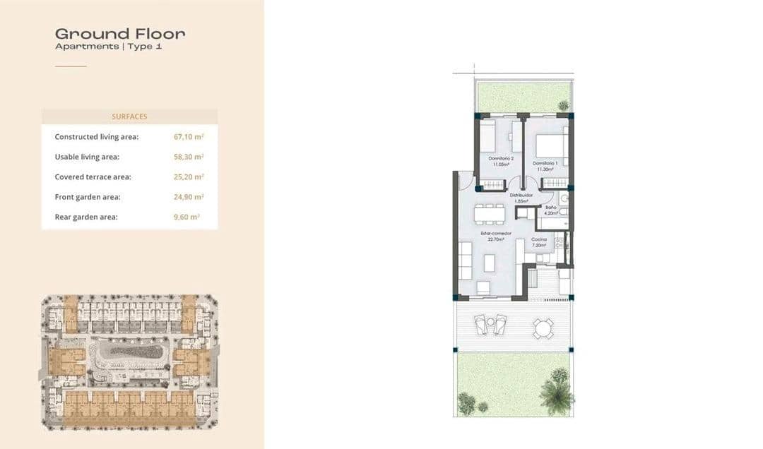 2 soveværelse Lejlighed til salg i Corralejo med swimmingpool garage - € 280.800 (Ref: 9857676)