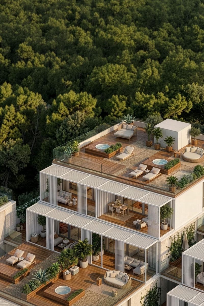 2 sovrum Takvåning till salu i San Jose / Sant Josep de Sa Talaia med pool garage - 1 050 250 € (Ref: 9983138)