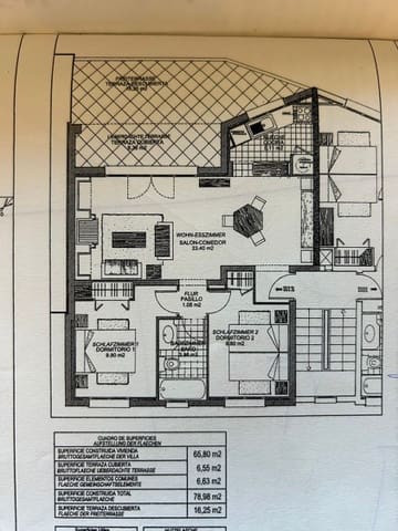 2 makuuhuone Ranta-asunto myytävänä paikassa Les Bassetes - El Marjal, Dénia mukana uima-altaan 
autotalli - 306 000 € (Ref: 9547352)