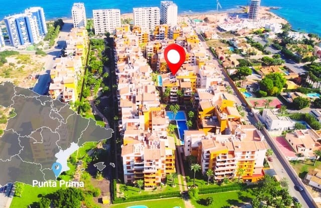 Apartamento Playa de 3 habitaciones en Punta Prima, Torrevieja en venta con piscina garaje - 350.000 € (Ref: 10094174)