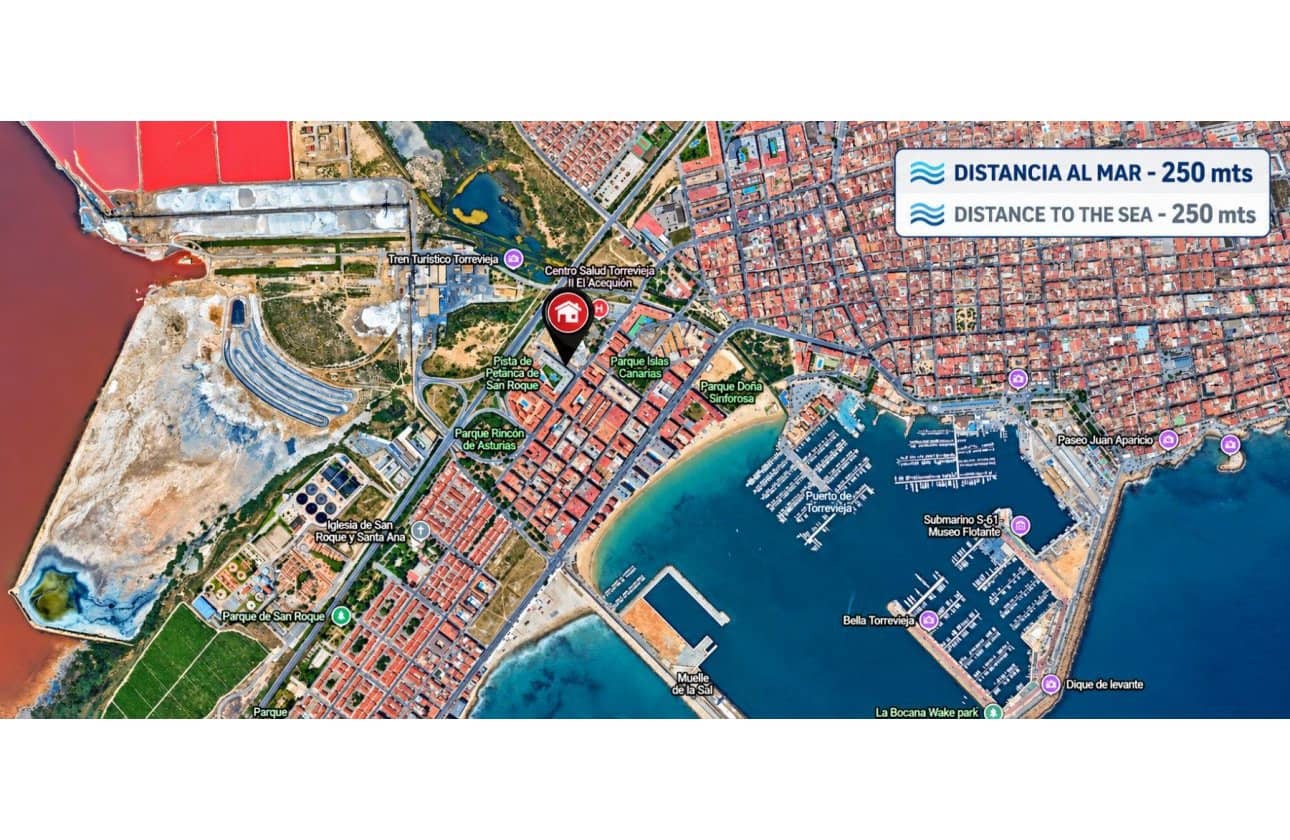 2 quarto Penthouse para venda em Torrevieja com piscina garagem - 159 900 € (Ref: 10120298)