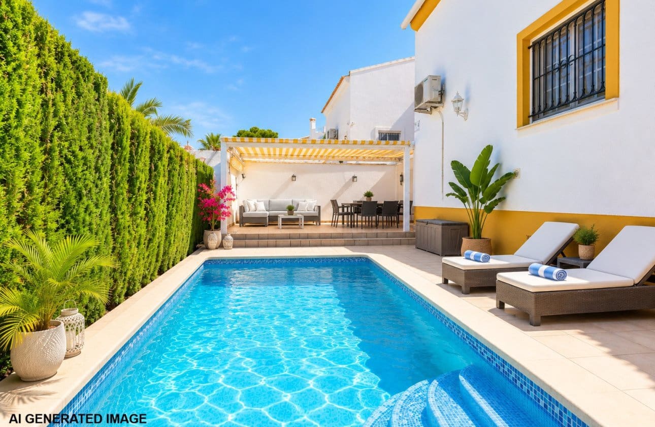 3 soveværelse Villa til salg i Orihuela Costa med swimmingpool garage - € 374.900 (Ref: 10187503)