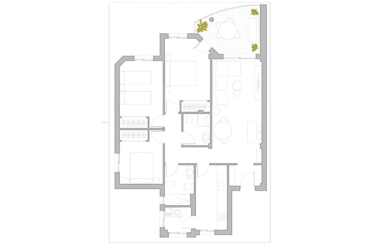 3 sypialnia Apartament na sprzedaż w Orihuela Costa z basenem - 229 500 € (Ref: 9100714)