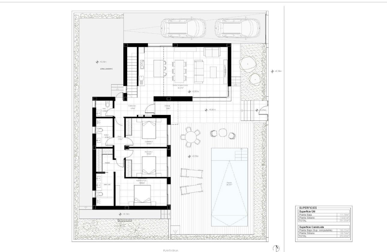 3 Zimmer Villa zu verkaufen in Torre-Pacheco mit Pool - 765.000 € (Ref: 9134148)