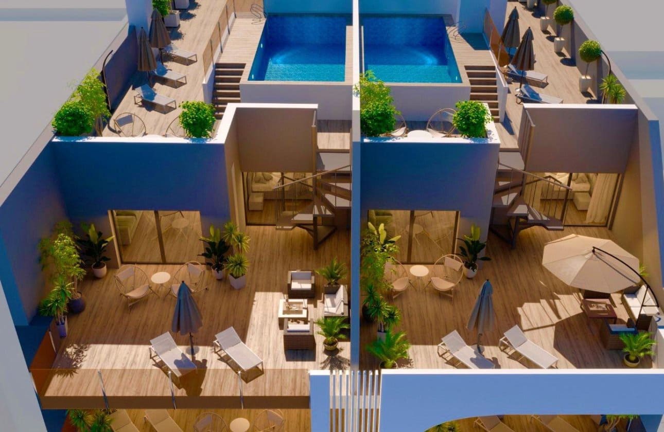 3 soveværelse Penthouse til salg i Torrevieja med swimmingpool - € 599.000 (Ref: 9134169)
