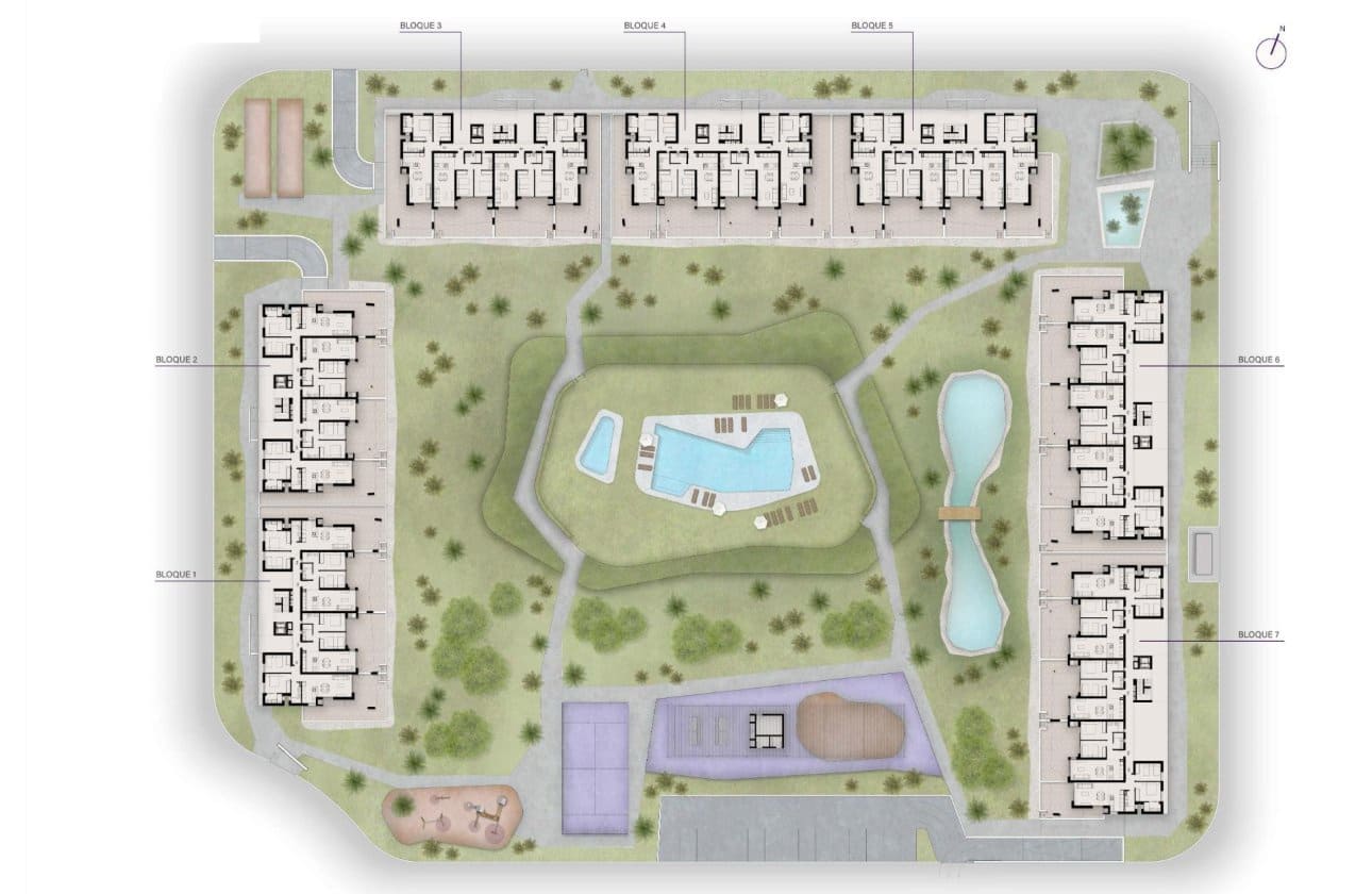 2 soveværelse Lejlighed til salg i La Siesta med swimmingpool - € 274.000 (Ref: 9233863)