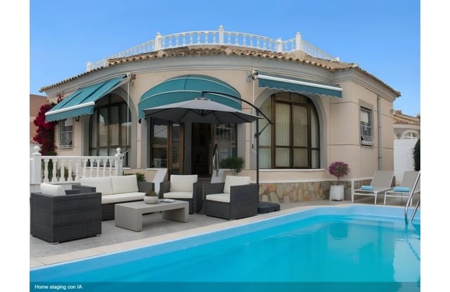 2 chambre Villa/Maison à vendre à El Chaparral, Torrevieja avec piscine garage - 337 000 € (Ref: 9428966)