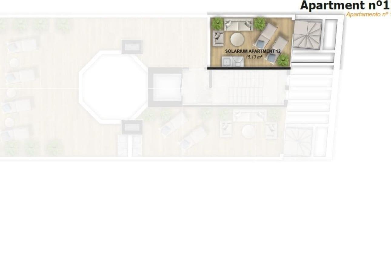 2 quarto Penthouse para venda em Torrevieja com piscina - 380 000 € (Ref: 9429377)