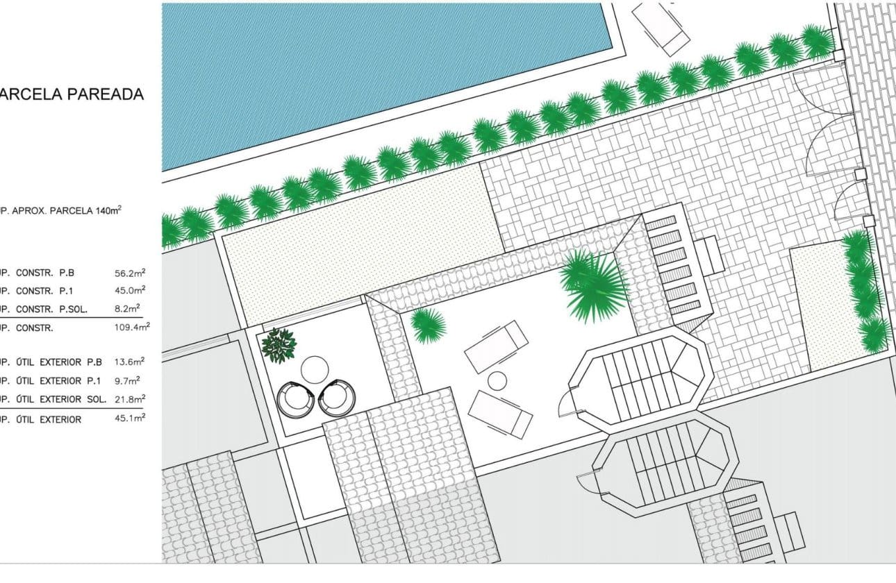 2 soveværelse Villa til salg i San Fulgencio med swimmingpool - € 280.000 (Ref: 9429379)